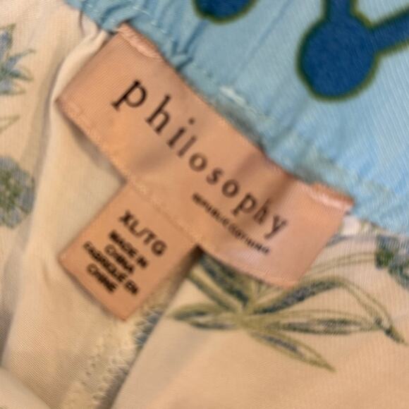 PHILOSOPHY Floral Wide Leg Loose Fit Pant size XL - Picture 4 of 6